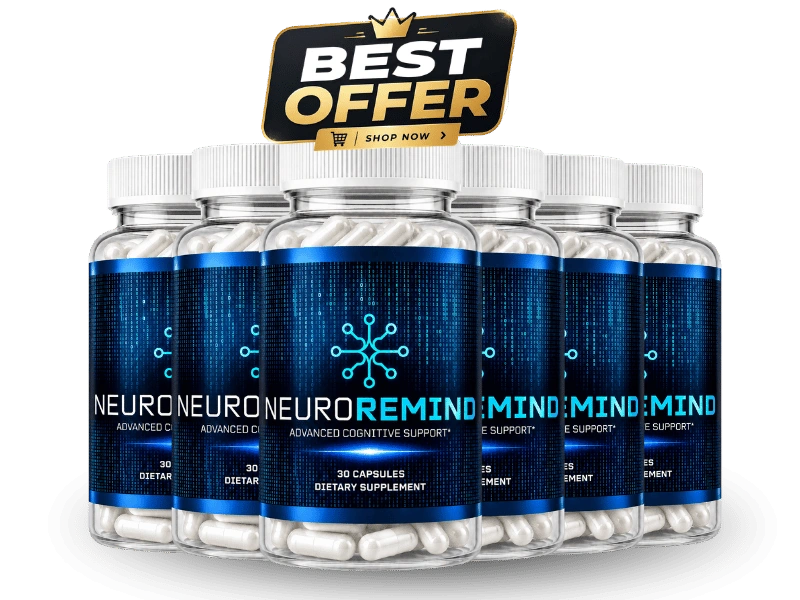 NeuroRemind six bottle 180 day best value bundle, save $780